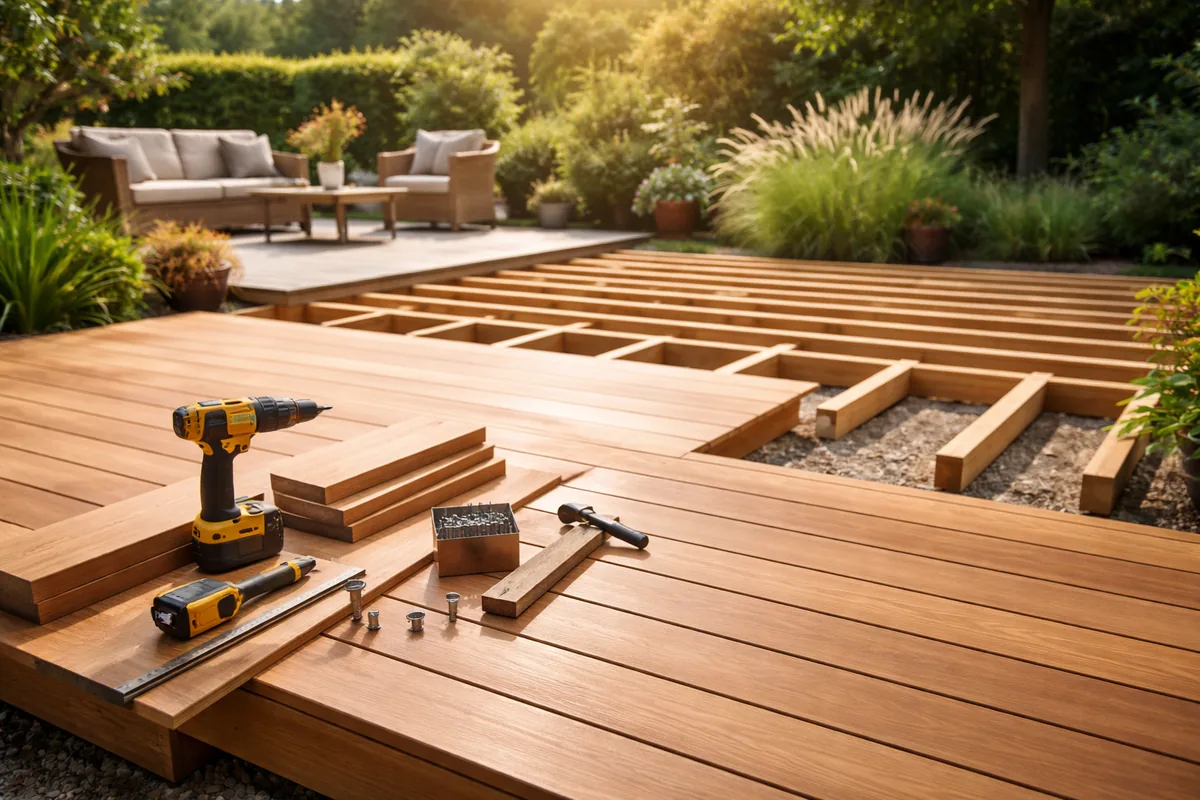 Comment choisir les bons matériaux pour construire une terrasse en bois