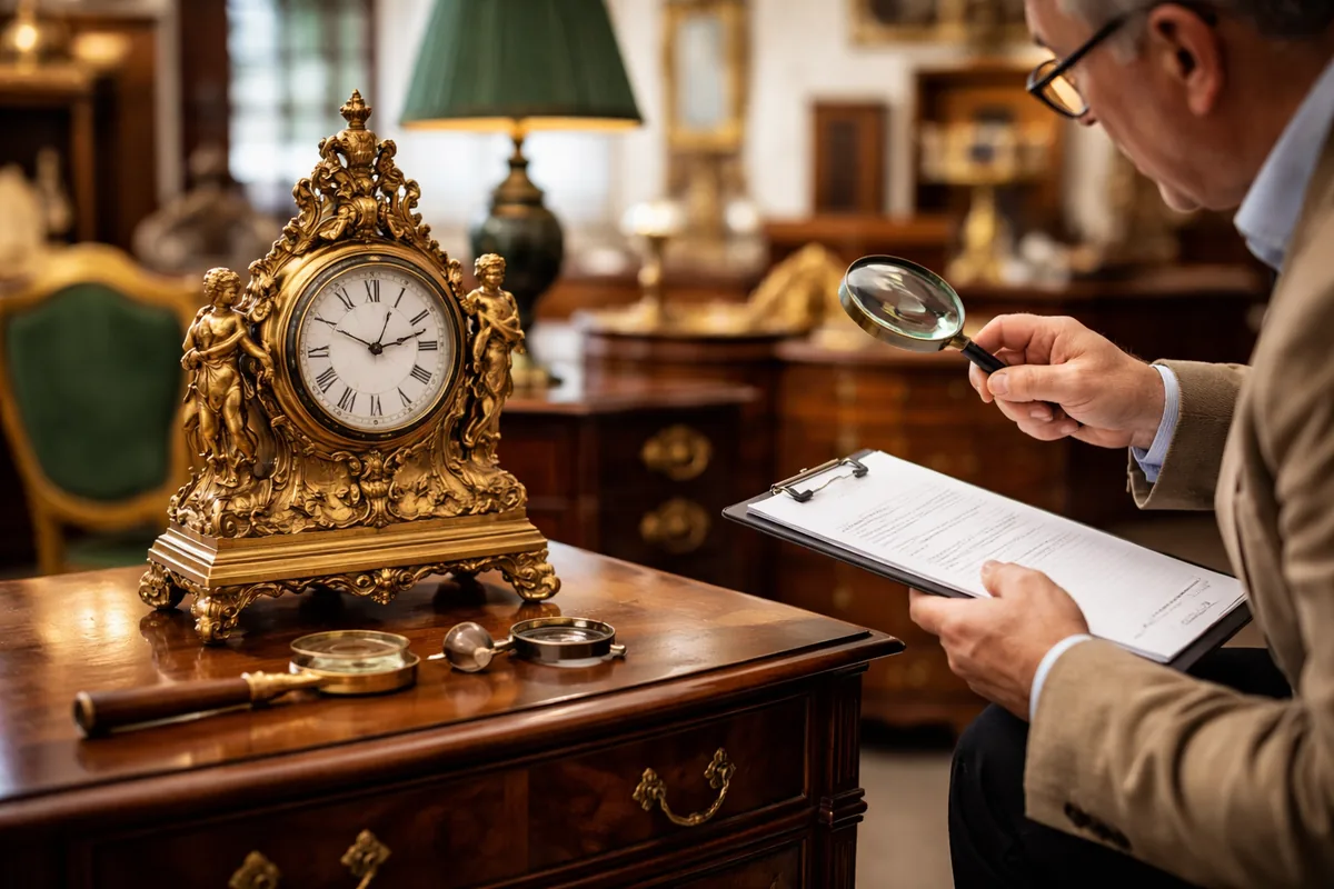 Comment évaluer la valeur d'objets anciens de mobilier avant une vente aux enchères