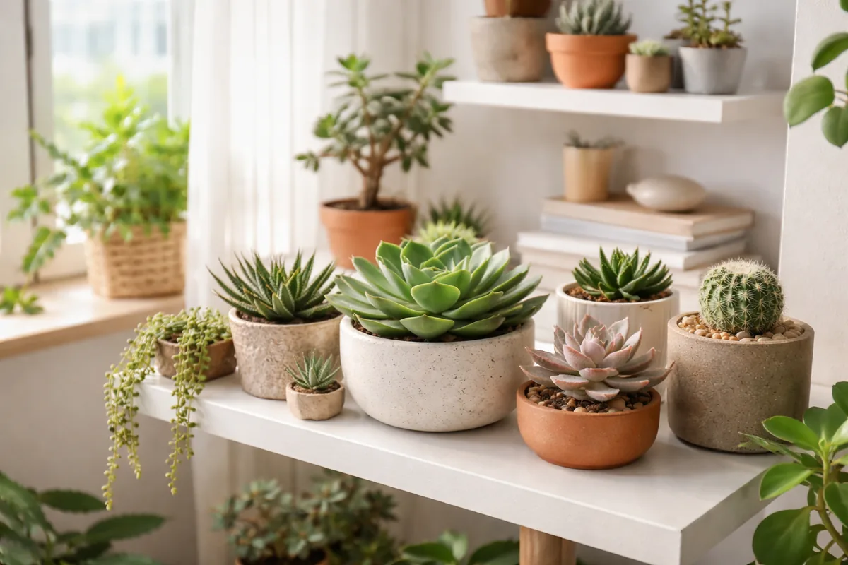 Comment réussir la culture des succulentes dans un espace intérieur restreint